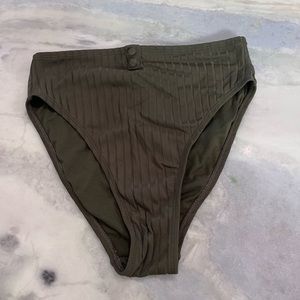 high waisted swim bottoms size S